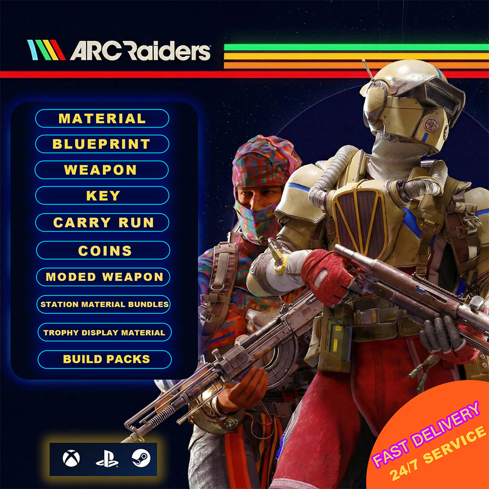 🔥ARC Raiders All ITEMS 🔥COINS/BLUEPRINTS /WEAPONS/MATERIALS/Key💥SAFE & FAST