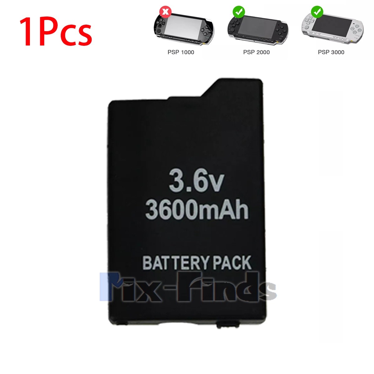 LOT Rechargeable 3600mah Replacement Battery for Sony PSP Slim 2000/3000+Charger