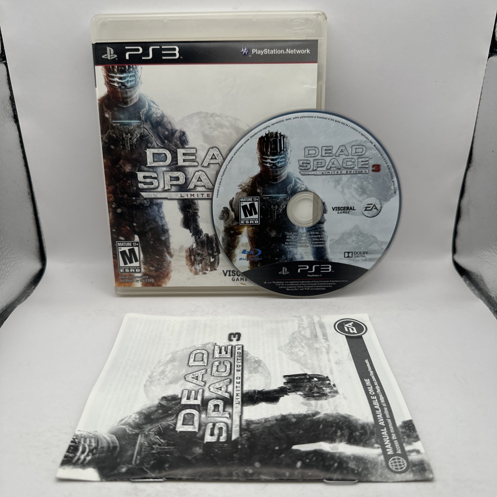 Dead Space 3 Limited Edition PS3 PlayStation 3 Complete CIB w Manual Excellent