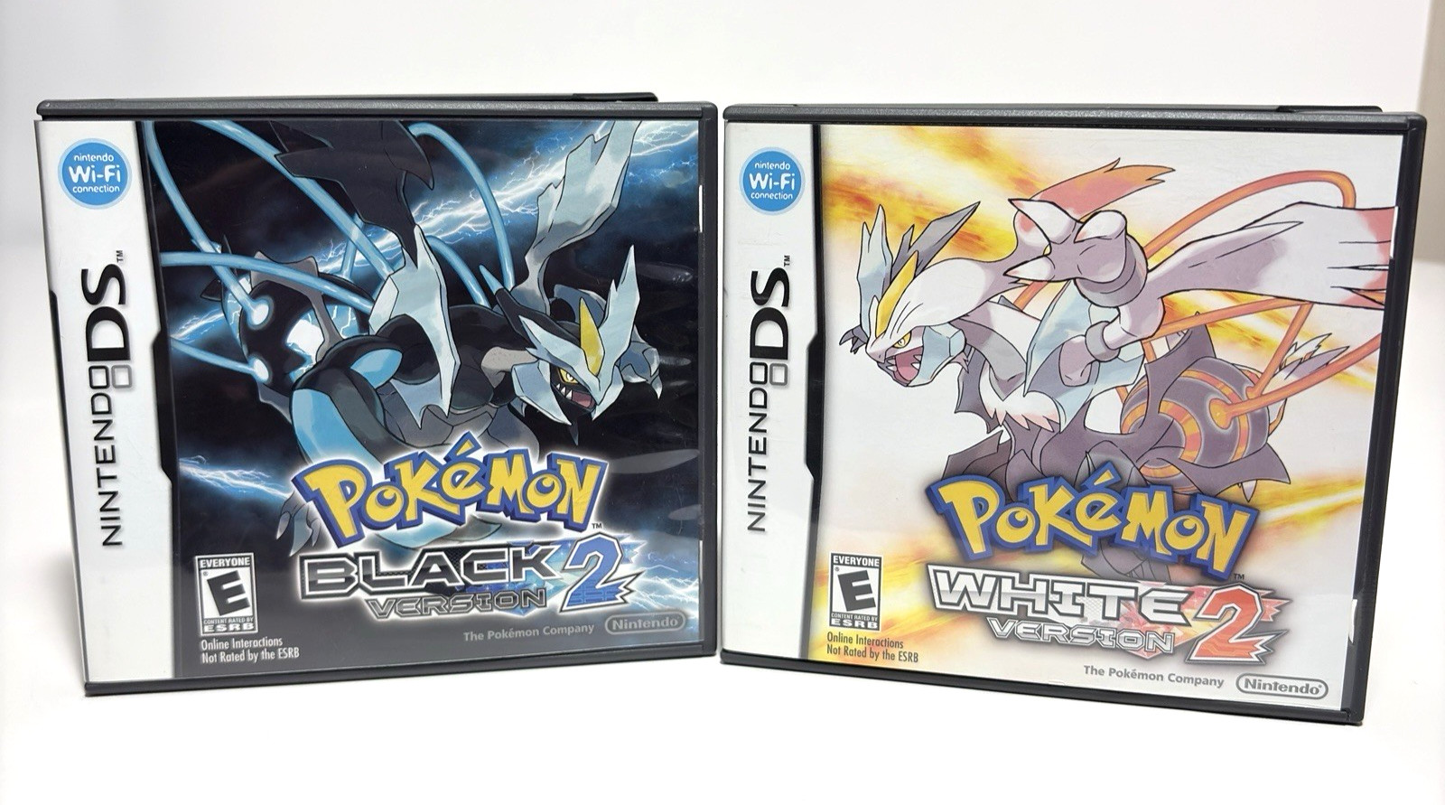 Pokemon Black 2 & White 2 Nintendo DS Both 100% Complete CIB Tested Authentic