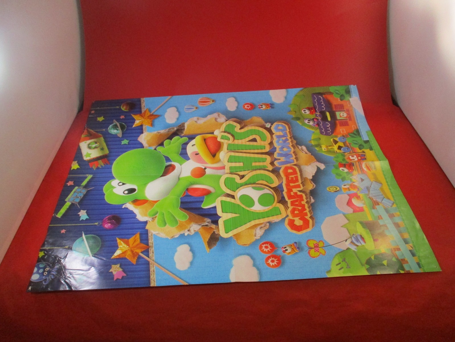 Kirby’s Extra Epic Yarn/Yoshi’s Crafted World Switch Nintendo Poster + Frames