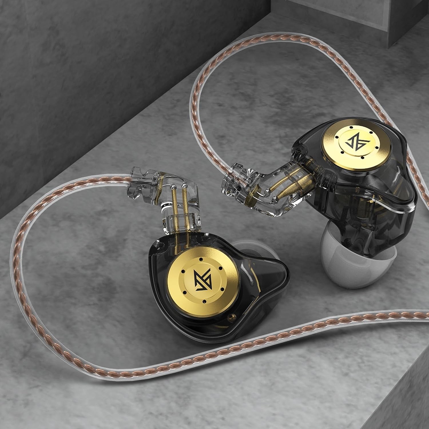 HiFi KZ EDX PRO In-Ear Monitors – Detachable Cable & Deep Bass Experience