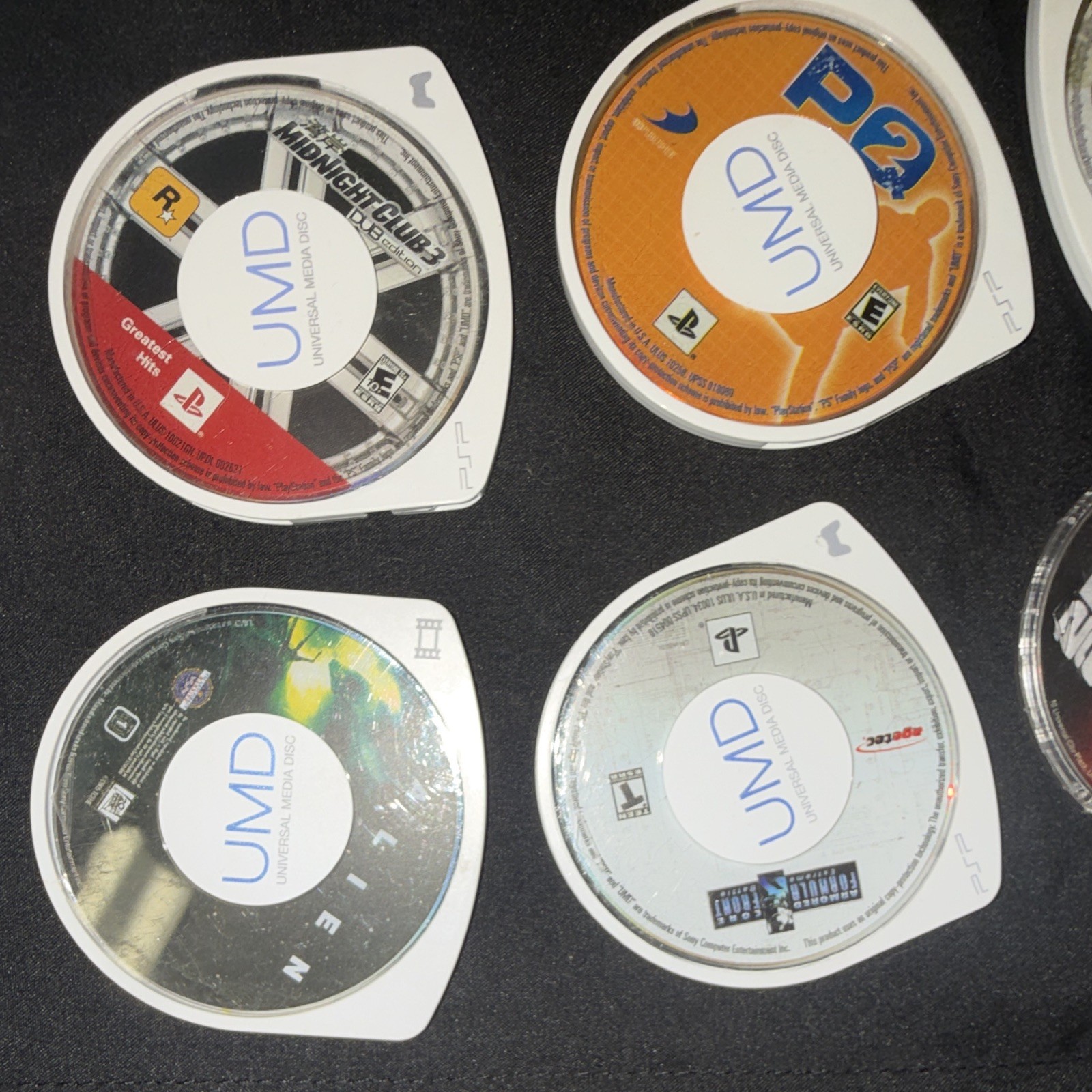 Sony PSP Handheld Console Bundle w/ Carrying Case & Assorted UMD Game Discs 19