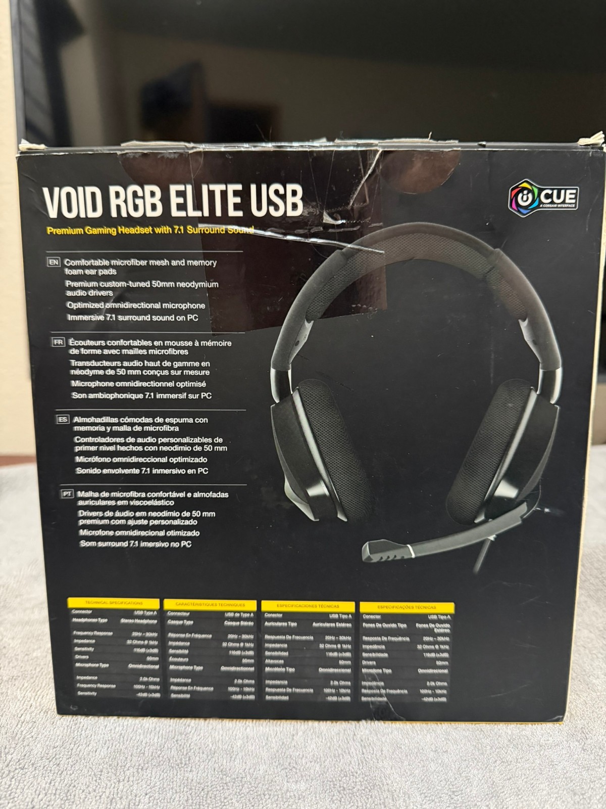 Corsair Void RGB Elite USB Gaming Headset