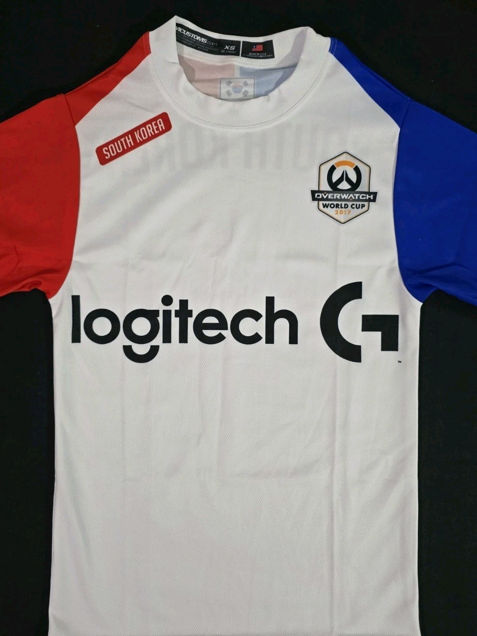 Overwatch Jersey Men Size XS Team SOUTH KOREA 2017 World Cup eSports Tournament