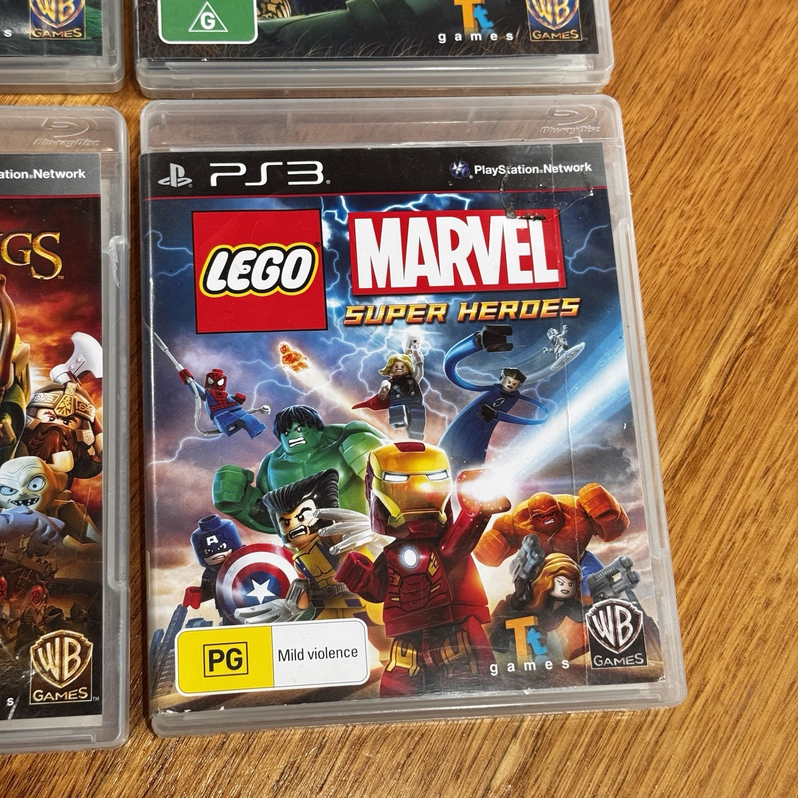 LEGO PlayStation 3 Bundle Harry Potter Years 1-4 & 5-7 Lord Of The Rings Marvel