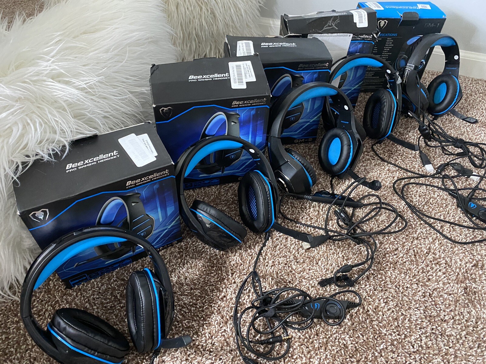 Beexcellent GM-3 Gaming Headset with Surround Sound & Noise-Isolation Microphone