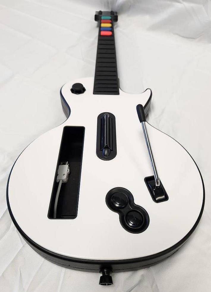 NEW Guitar Hero Controller + World Tour Wii Video Game Bundle Kit Set les paul