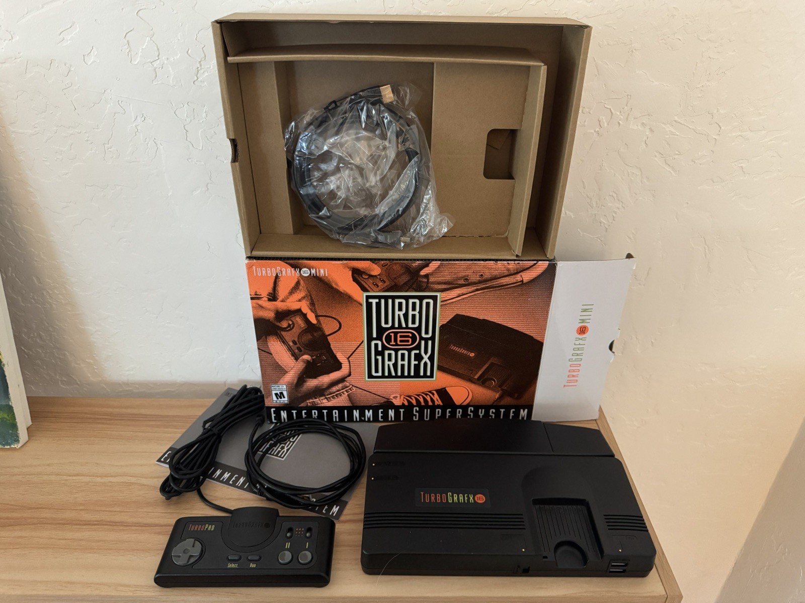 TurboGrafx 16 Mini Game Console 2020 Edition w/ Box TG16