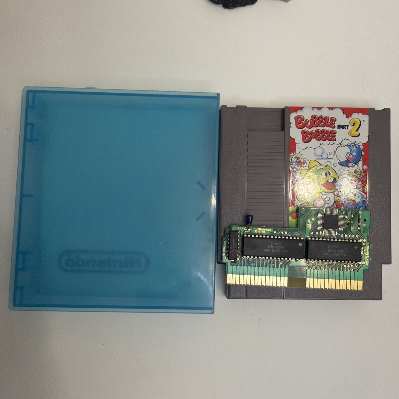 Bubble Bobble Part 2 Nintendo NES +Collector Case Tested Authentic CLEAN