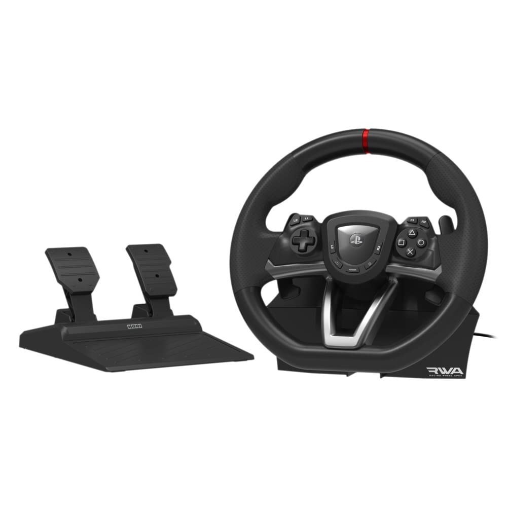 PlayStation Racing Wheel Pedals for PC PS4 PS5 Steering Controls Video Game Play