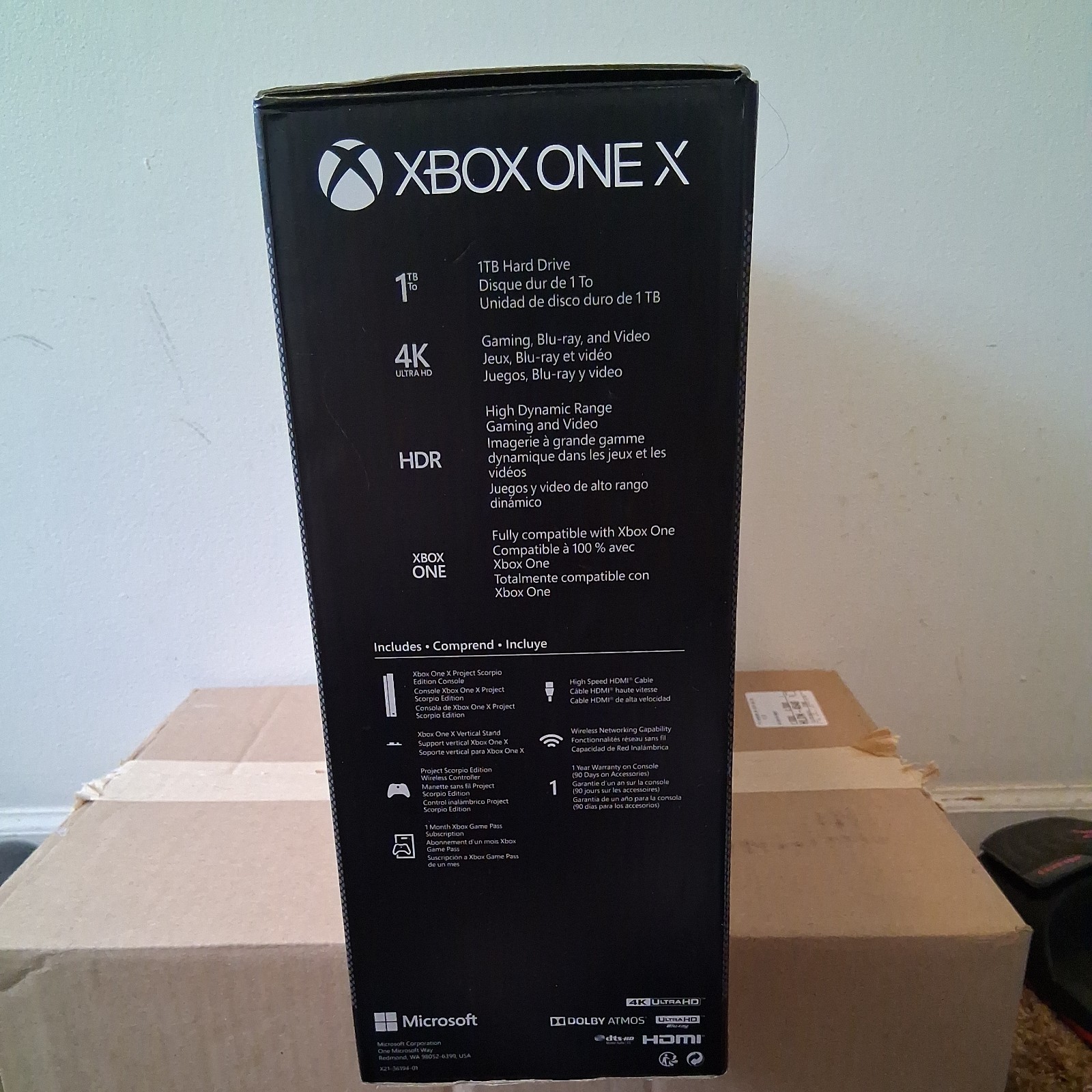 Microsoft Xbox One X Project Scorpio 1TB Console Limited Edition -Complete-