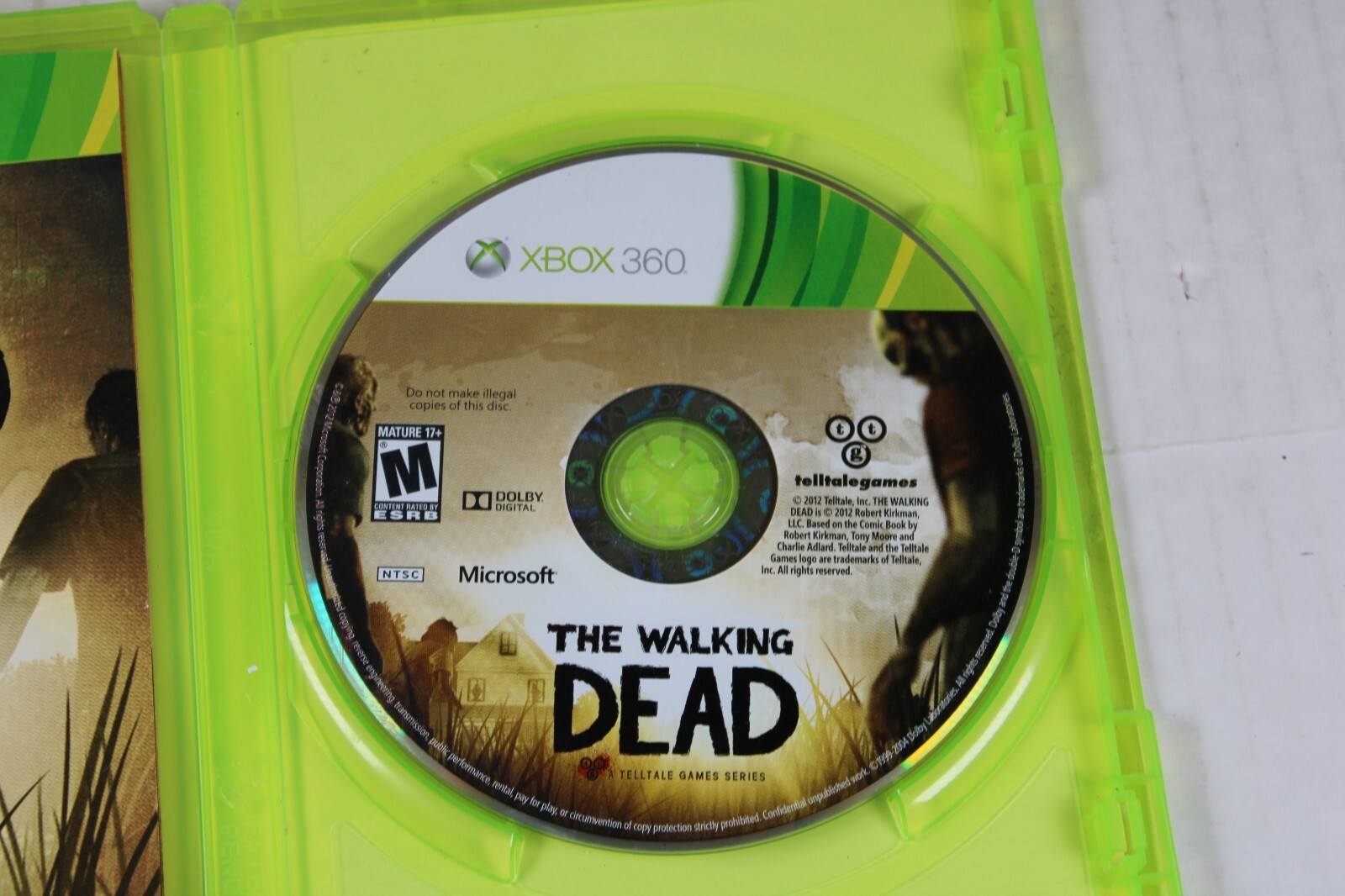 The Walking Dead: A Telltale Games Series (Microsoft Xbox 360, 2012) Complete