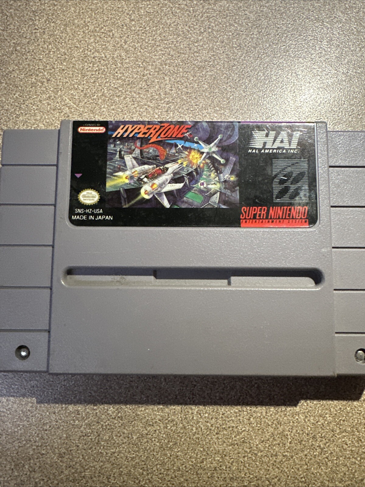 HyperZone (Super Nintendo Entertainment System, SNES, 1991) Authentic Tested