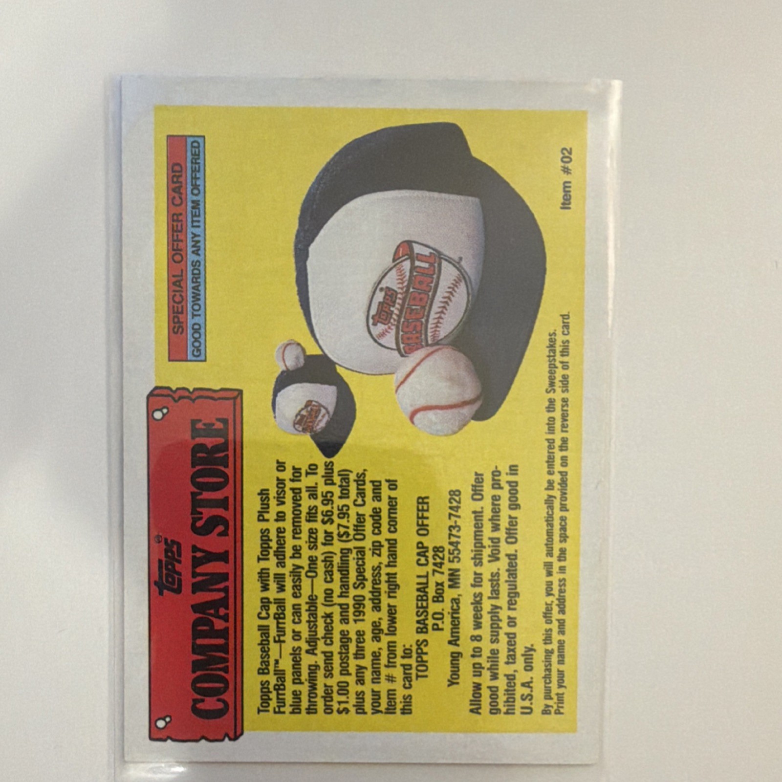 Topps Spring Fever Baseball Promo Insert & Special Offer Card Original
