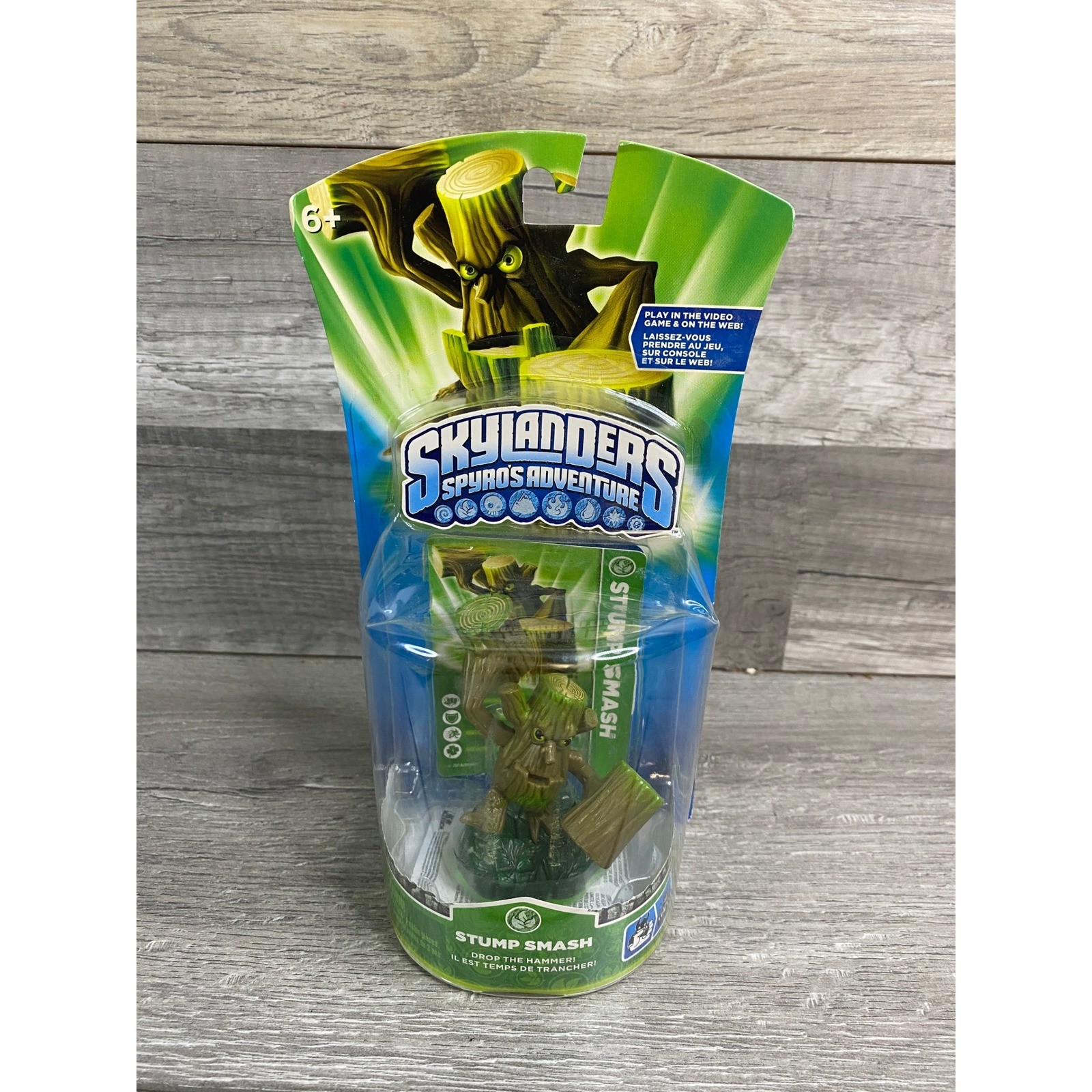 Skylanders Spyros Adventure Stump Smash Life Element Figure New Sealed 83987888