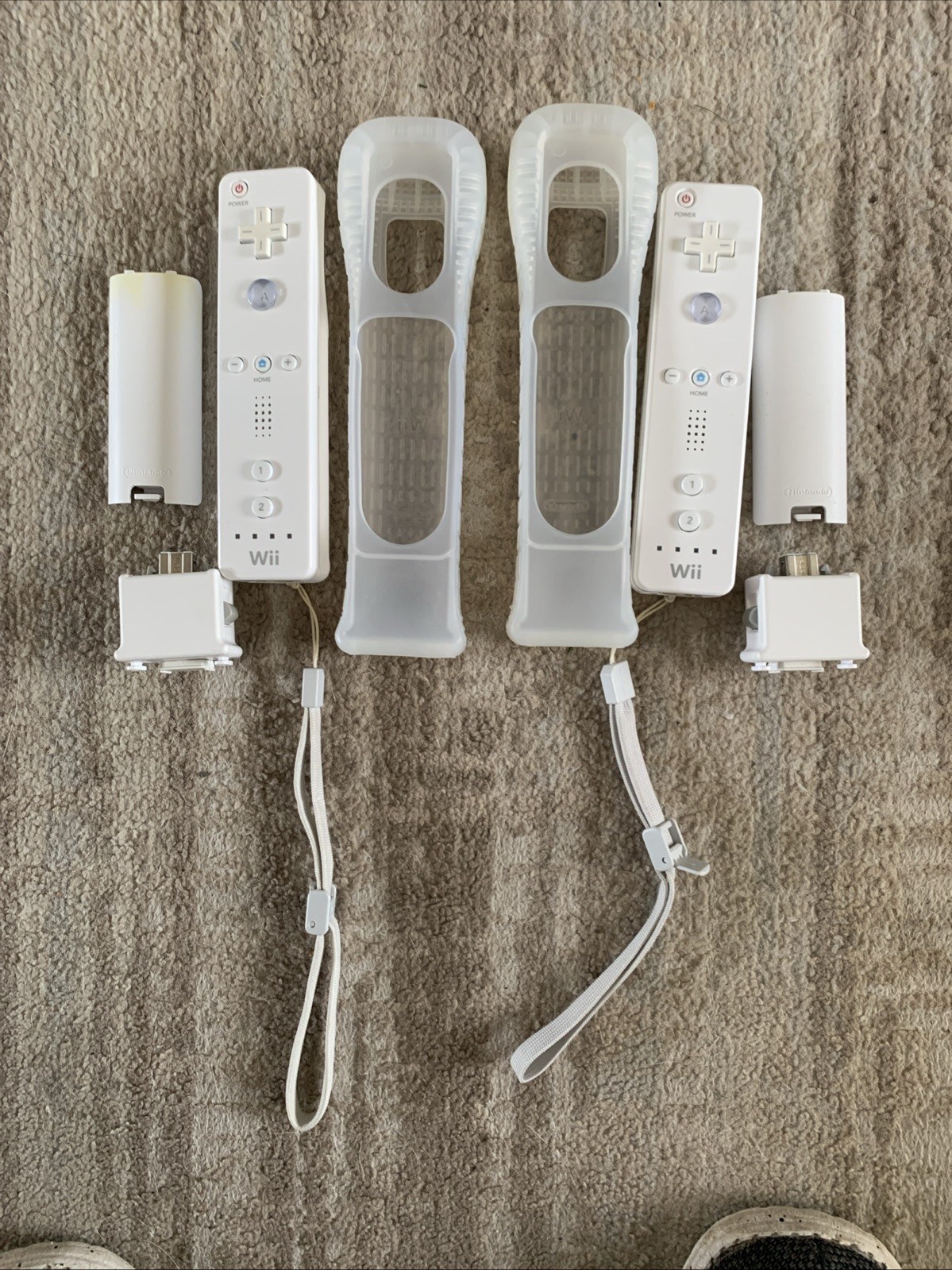 Nintendo Wii Bundle 2 MotionPlus Remotes Wii Sports Resort Fit Active We Ski