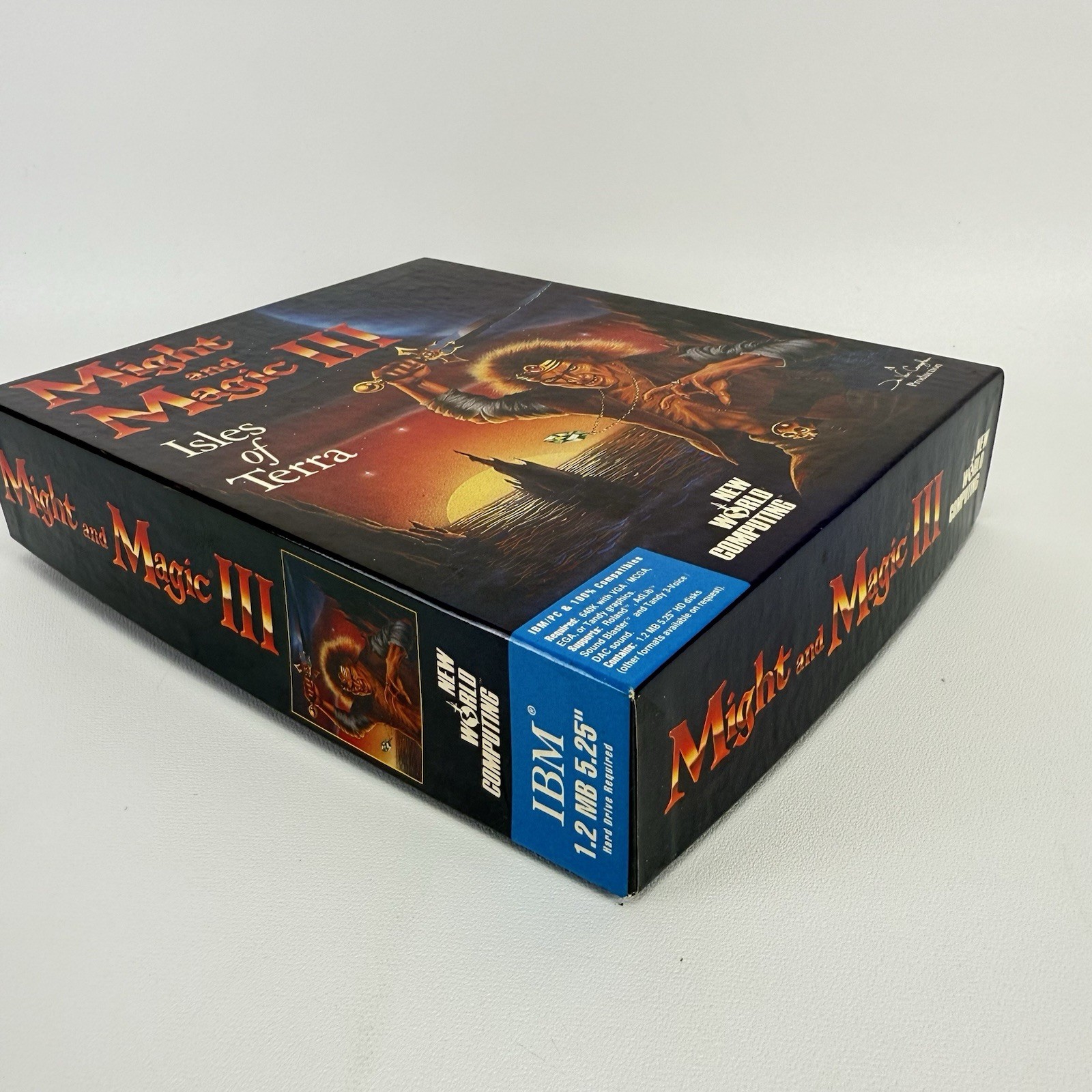 MIGHT AND MAGIC III 3: Isles of Terra IBM/PC GAME Complete In Box, Floppy Discs
