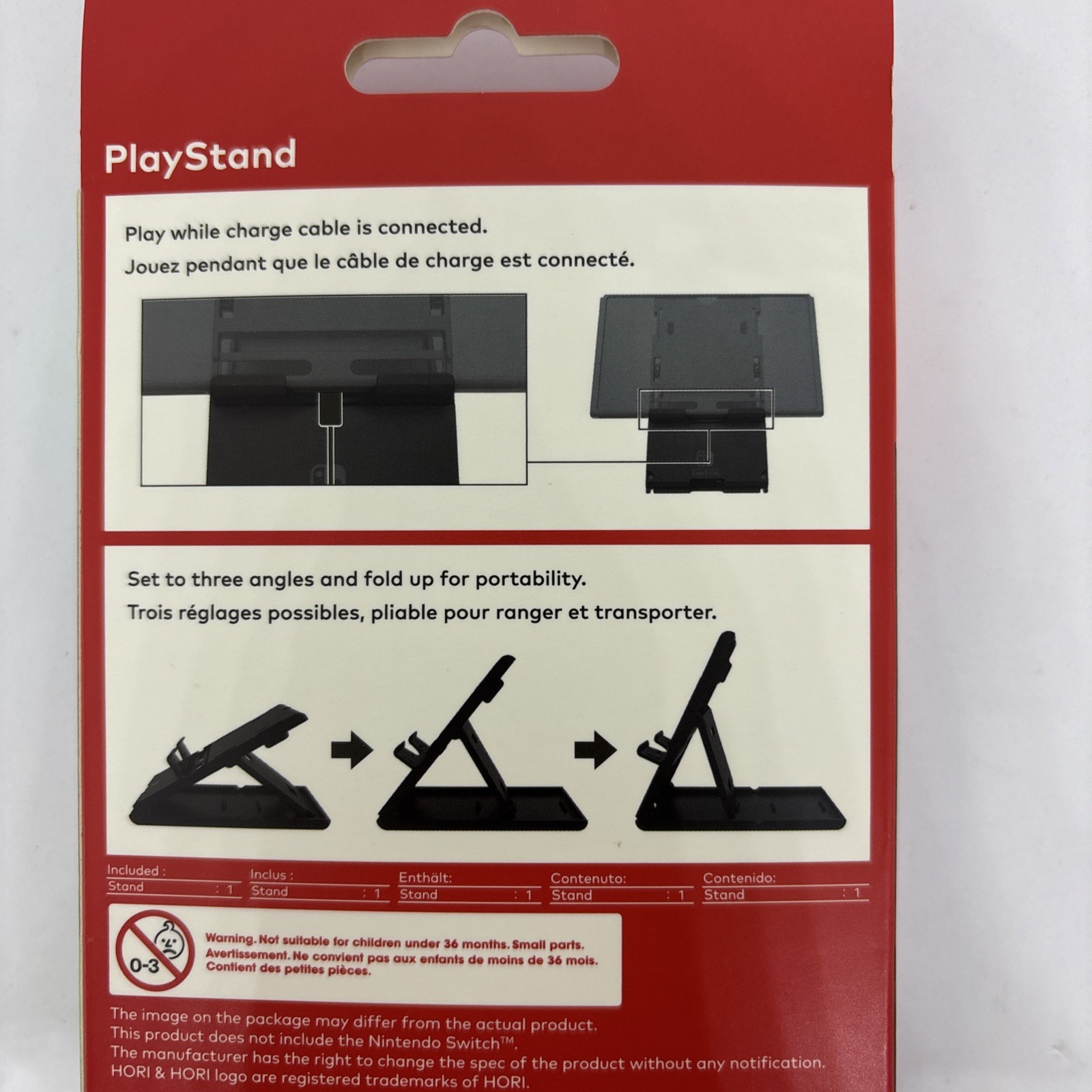 HORI Compact Playstand for Nintendo Switch Officially Licensed by Nintendo