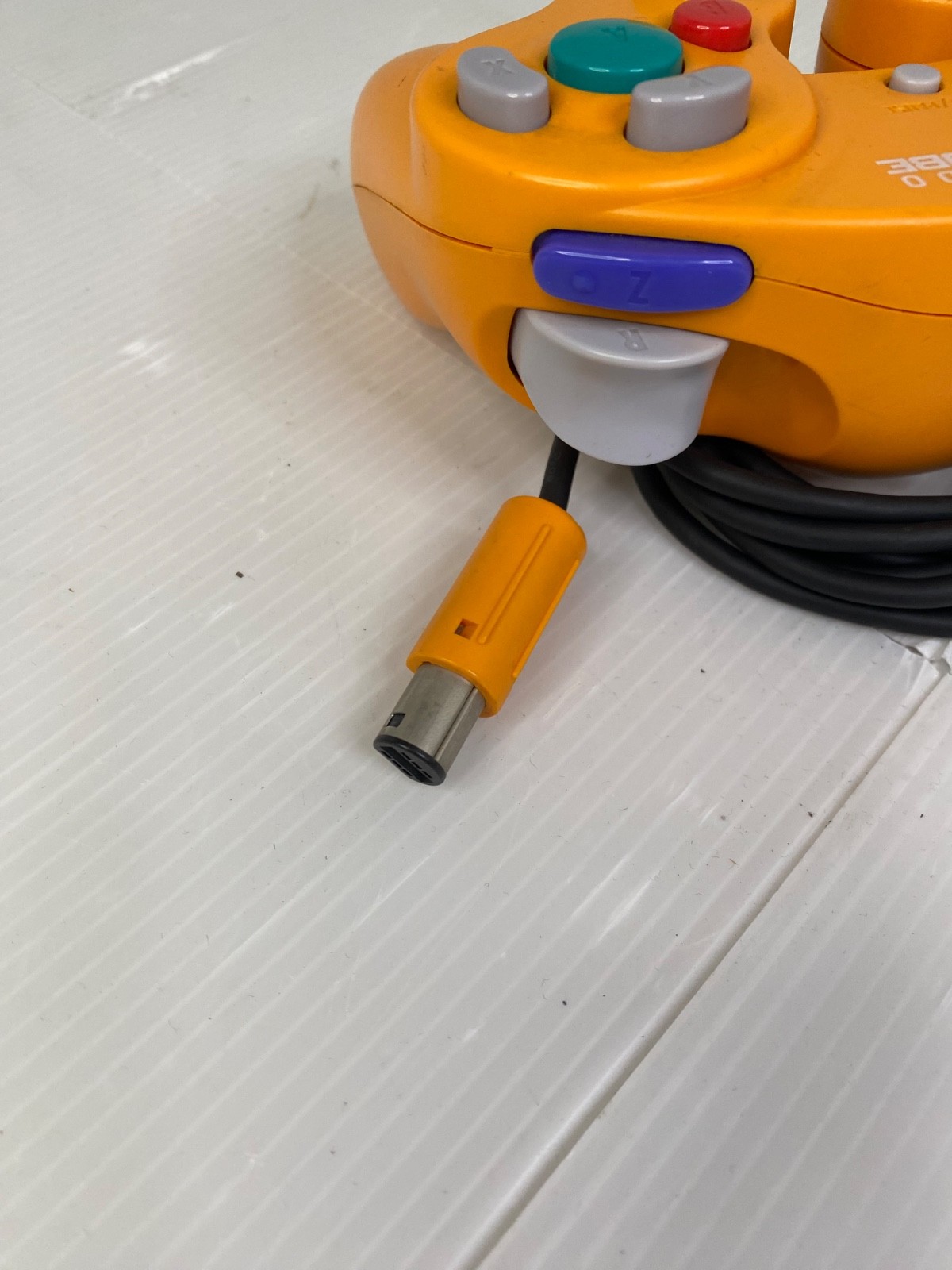 Original Nintendo GameCube Spice Orange Controller TIGHT JOYSTICKS TESTED US