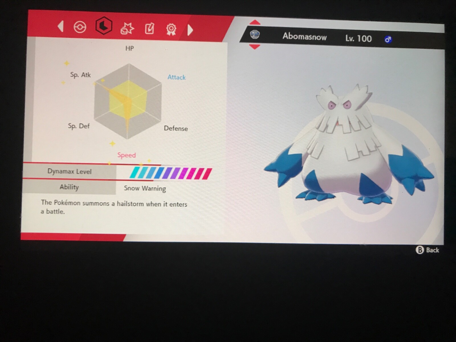 Pokemon Sword And Shield Shiny Abomasnow 6IV Battle Ready Fast Delivery