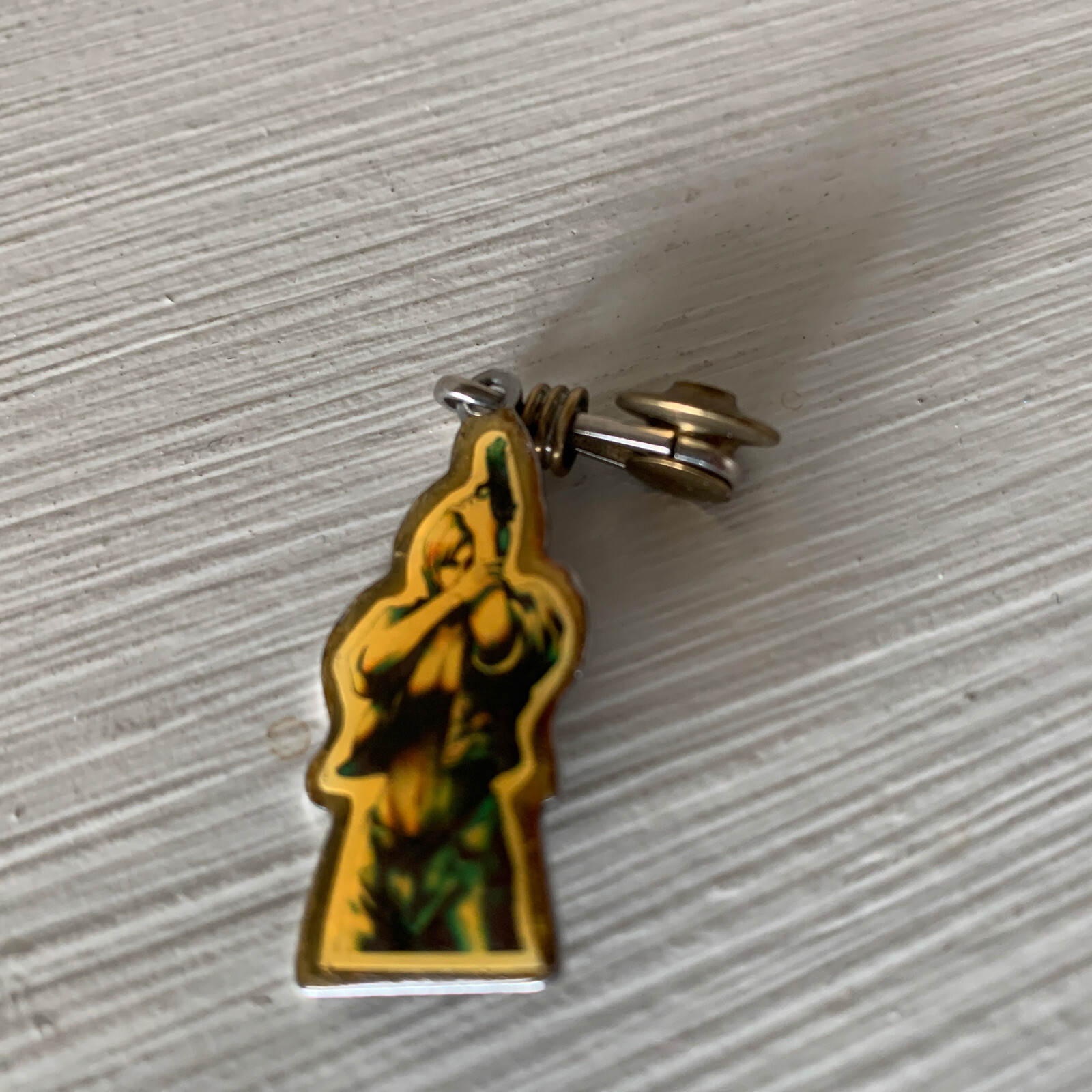 Parasite Eve 2 II Aya Brea Keychain Zipper Pull PlayStation 1999 Sony PS1 Rare