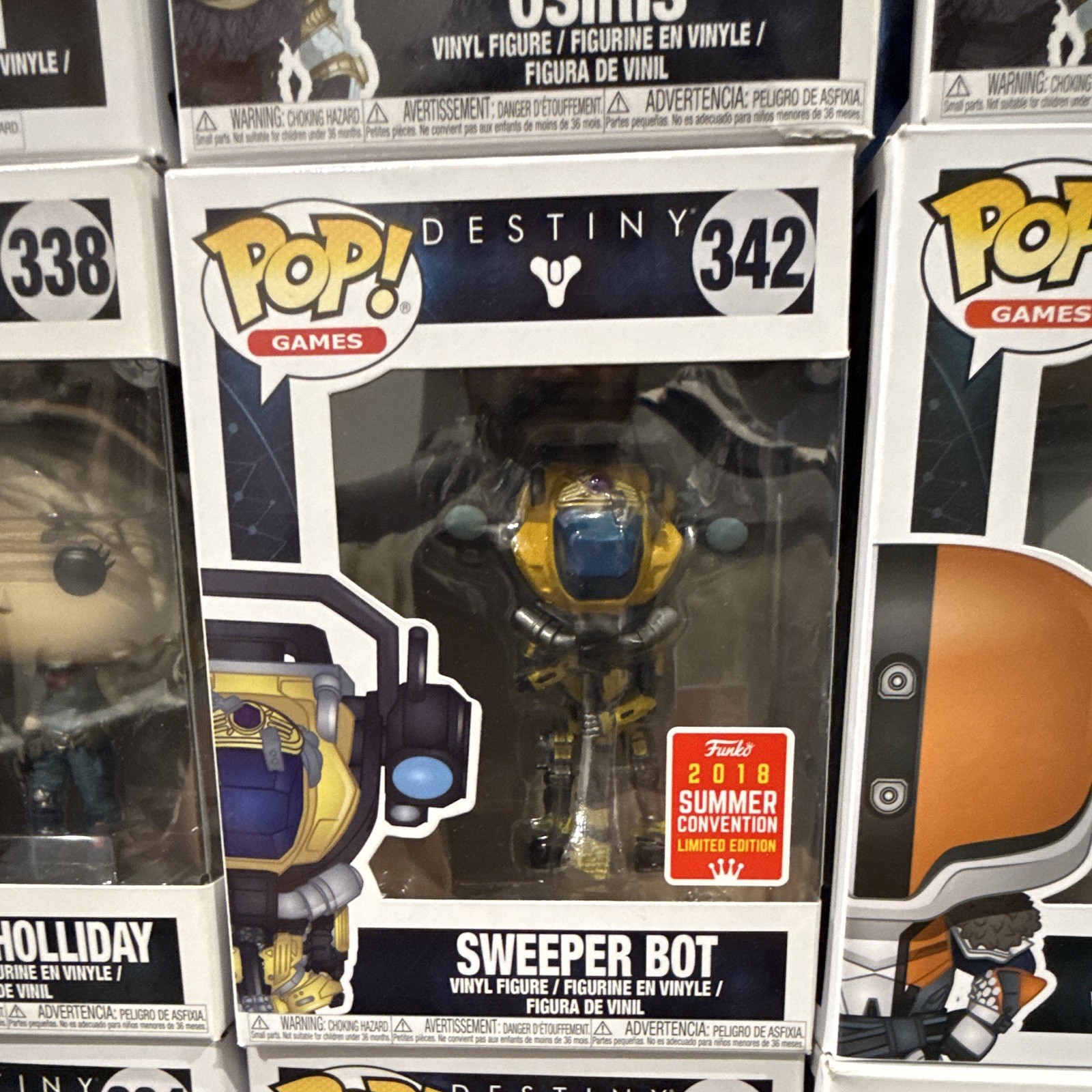 Funko Pop! Games Destiny Vinyl Figure Lot Zavala Atheon Osiris Glow GameStop