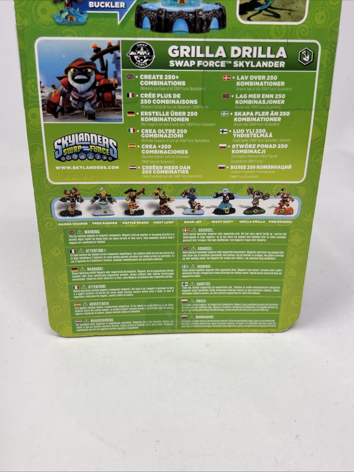 Skylanders Swap Force Grilla Drilla Gorilla New In Box