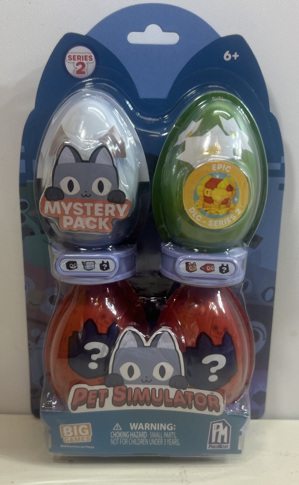 Phatmojo Pet Simulator X Mystery Pack Series 2 – 4 Pack Set NEW *READ*