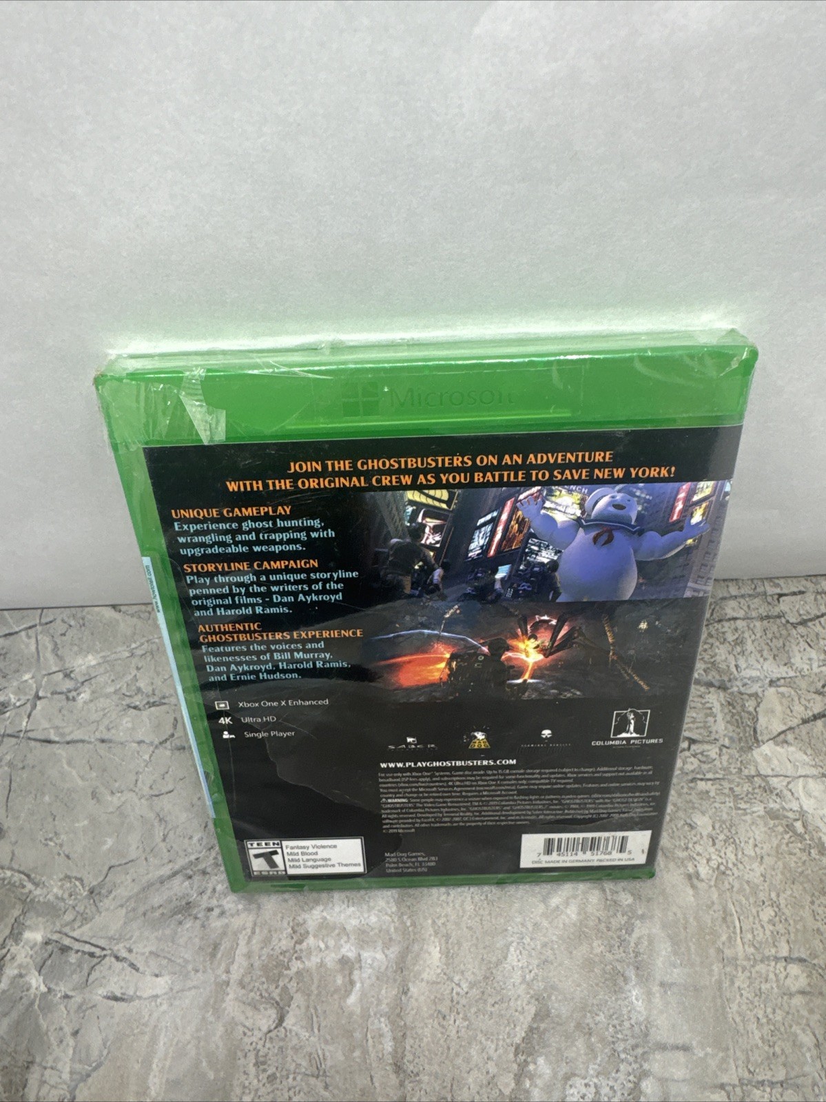 GHOSTBUSTERS THE VIDEO GAME REMASTERED XBOX ONE US EDITION NEW SEALED