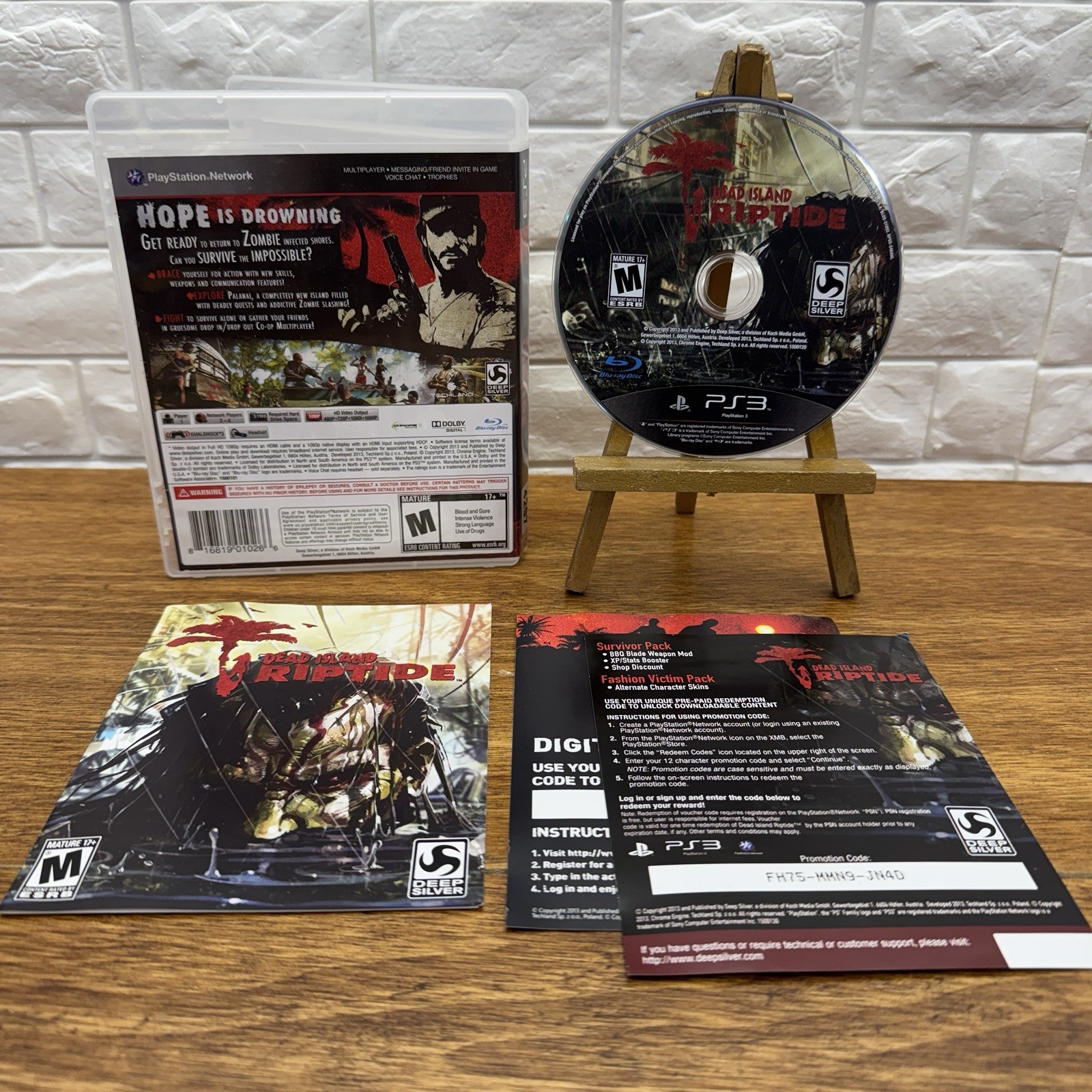 Dead Island: Riptide Special Edition (PlayStation 3 PS3, 2013) CIB Tested Works