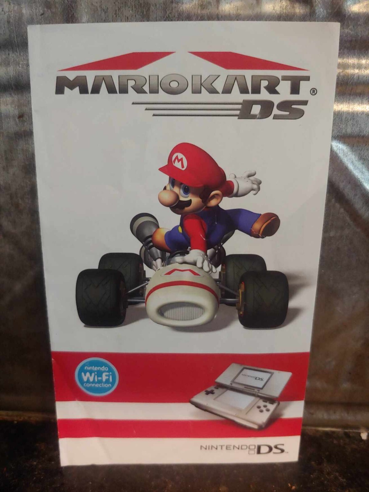 MARIO KART DS System Game 2005 Fold-Out Wi-Fi Connection Promo Insert