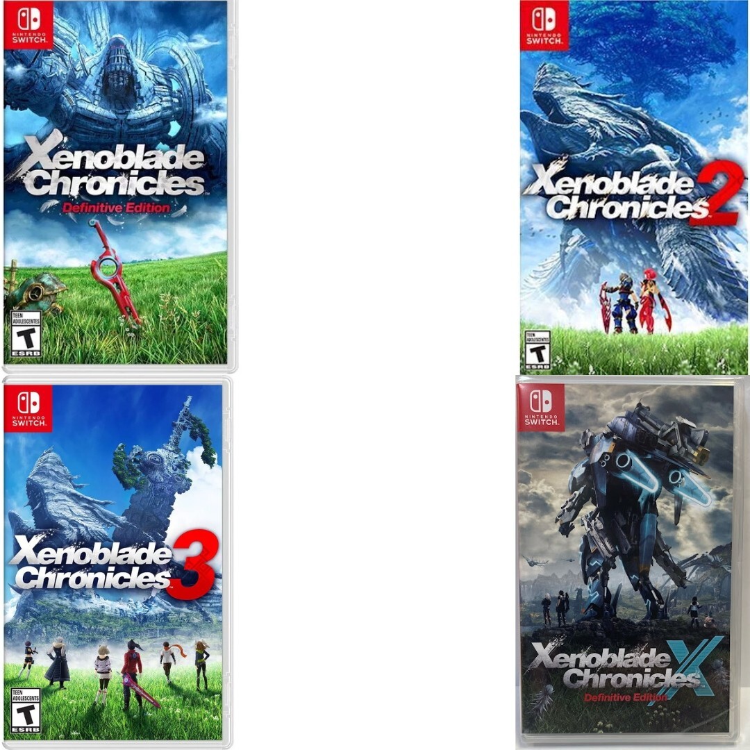 Xenoblade Chronicles: Definitive Edition + 2 + 3 + X Switch New Bundle [RPG]