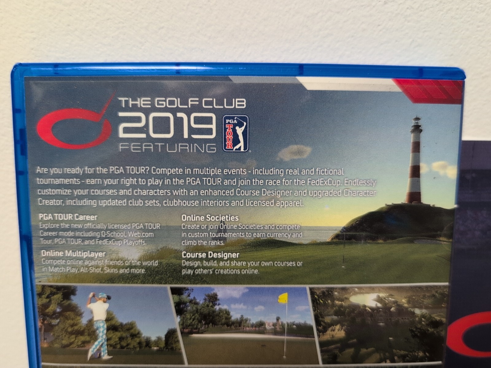 PlayStation 4 Golf Club 2019 Featuring PGA Tour 2K PS4 Complete CIB Tested