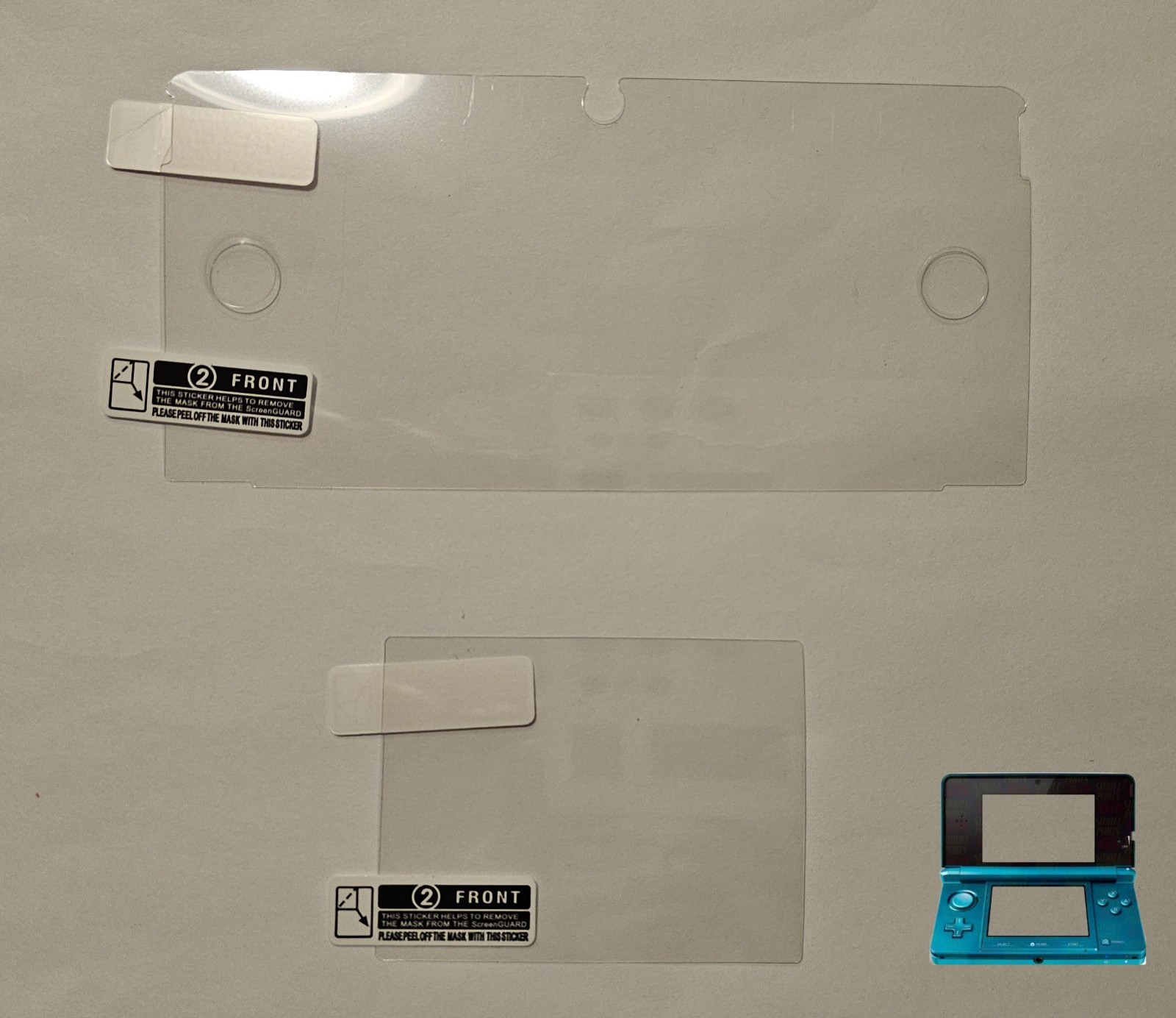 Film Plastic Screen Protector For Nintendo 3DS – Original 3DS – N3DS – 2010/2011