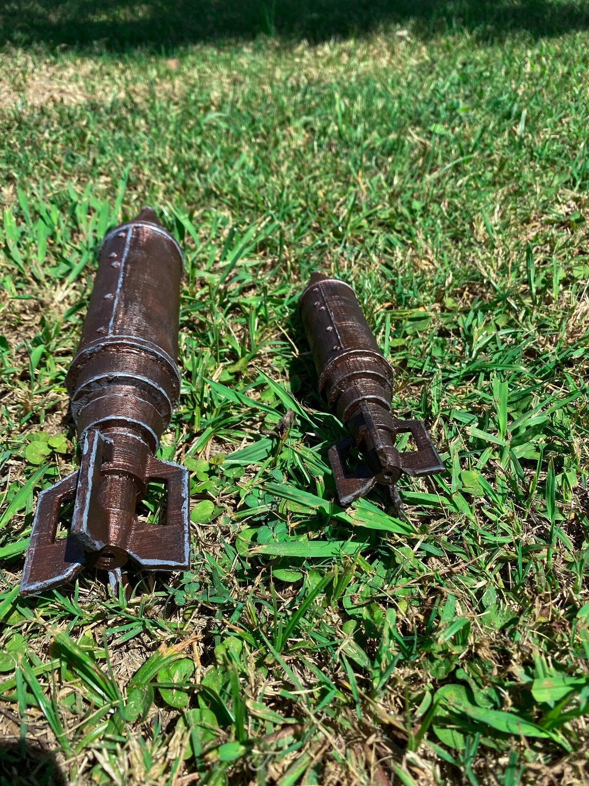 RUST ROCKET Prop Figure Hand Painted Life Size 3D Print Room DECOR Rust game 1:1