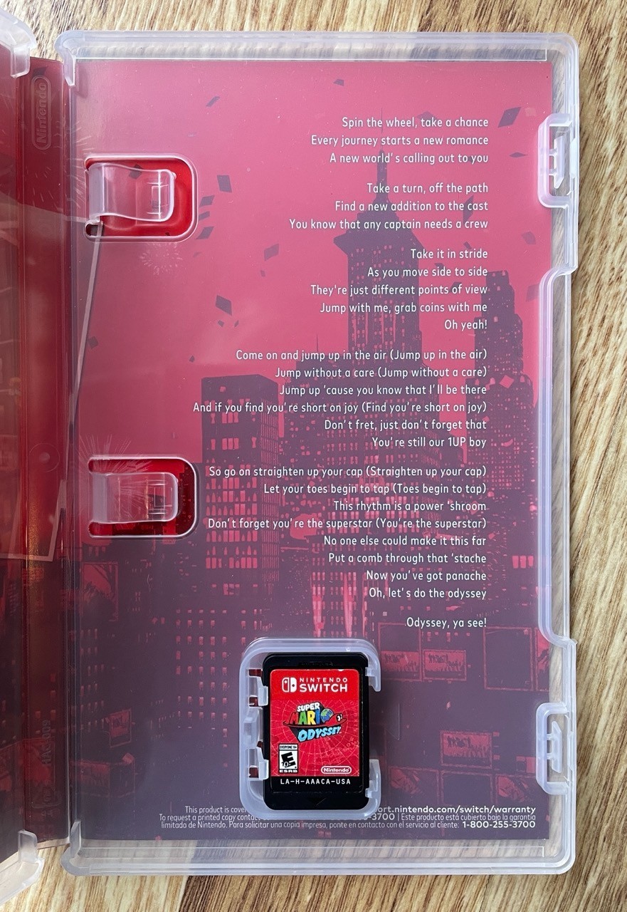 Super Mario Odyssey – Nintendo Switch – Physical Game with Original Case