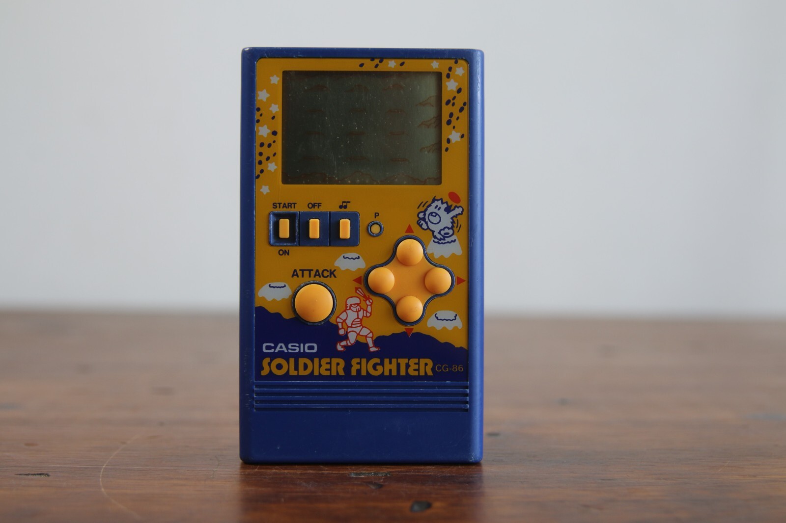 Vintage CASIO (SOLDIER FIGHTER) CG-86 Handheld LCD Game system 1984 – Argentina.