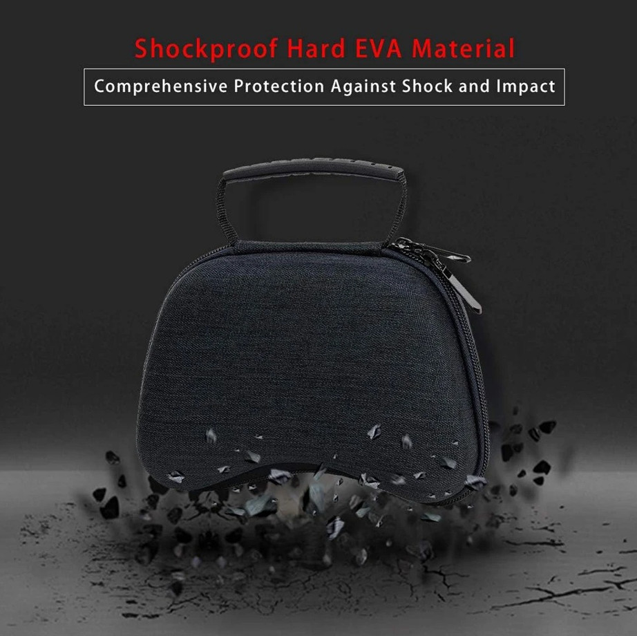 Hard Travel Case for PS5 Xbox Switch Controller Shockproof EVA Carry Bag