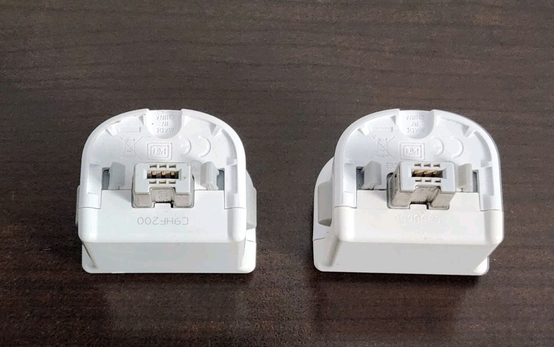 2 Official Genuine Nintendo Wii Motion Plus Adapter OEM Sports Resort Lot of 2