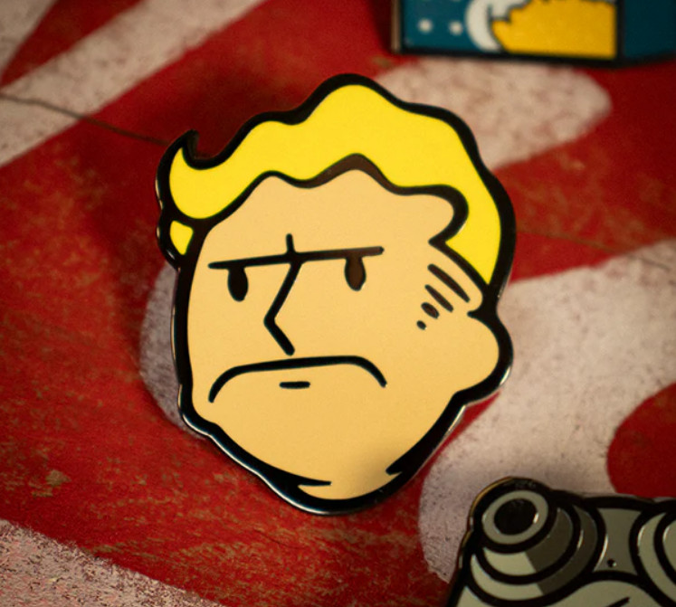 Official Fallout Mystery Pin Badge Collect all 12