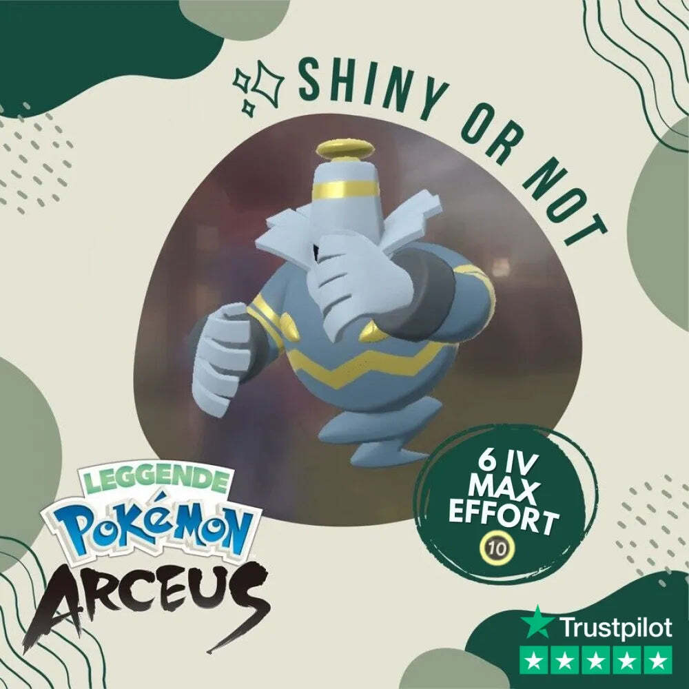 Dusknoir Shiny ✨ Legends Pokémon Arceus 6 IV Max Effort Alpha Leggende Custom