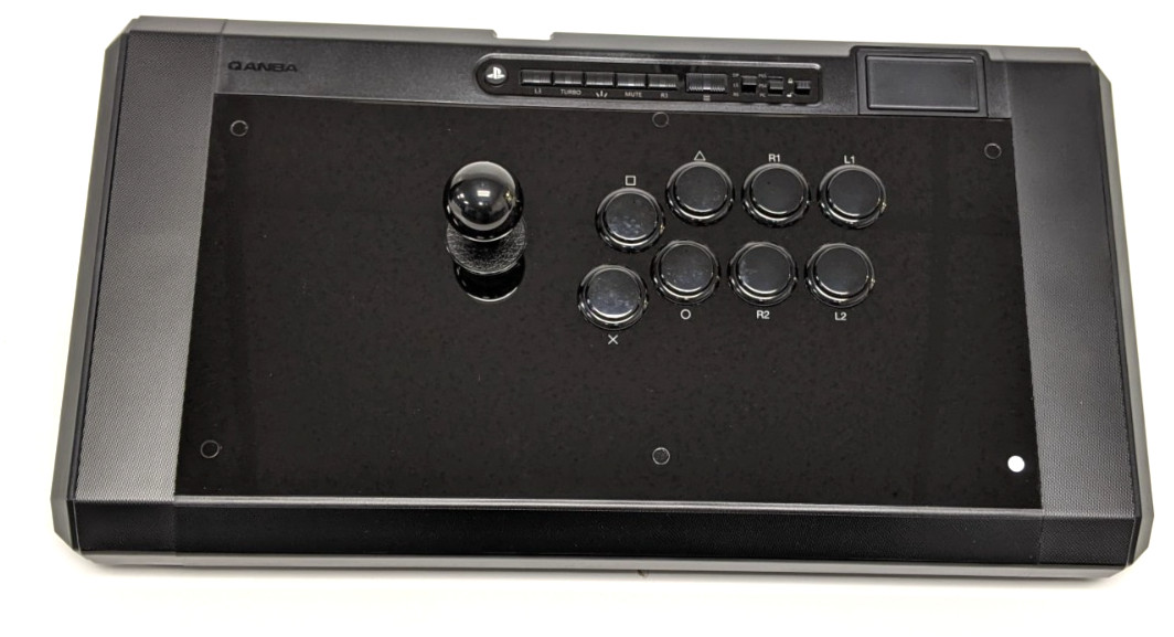 Qanba Q7 Obsidian 2 Wired Joystick for PlayStation PS5 PS4 and PC Black Used
