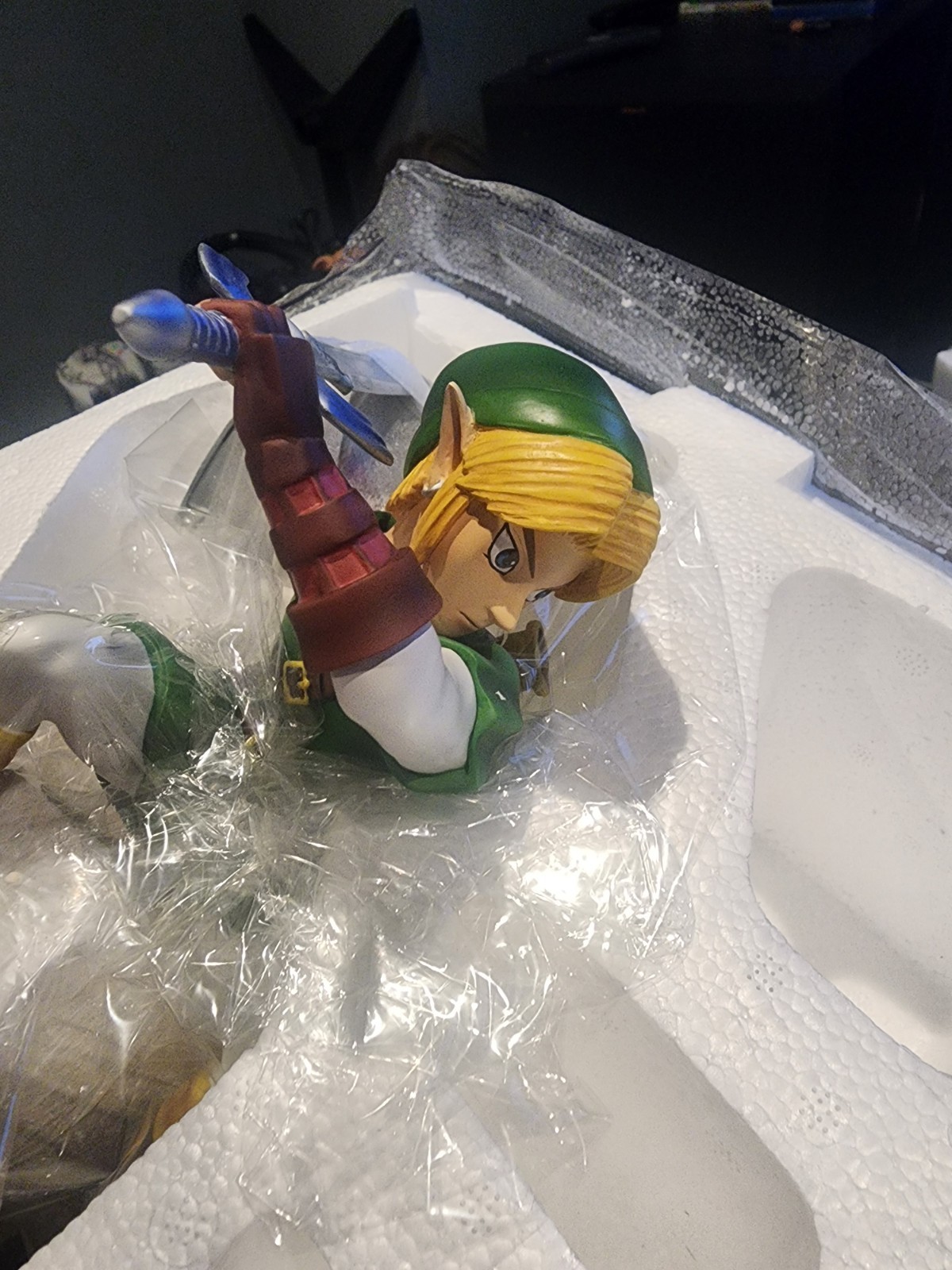 RARE First 4 Figures Zelda Ocarina Of Time Adult Link Green F4F Statue