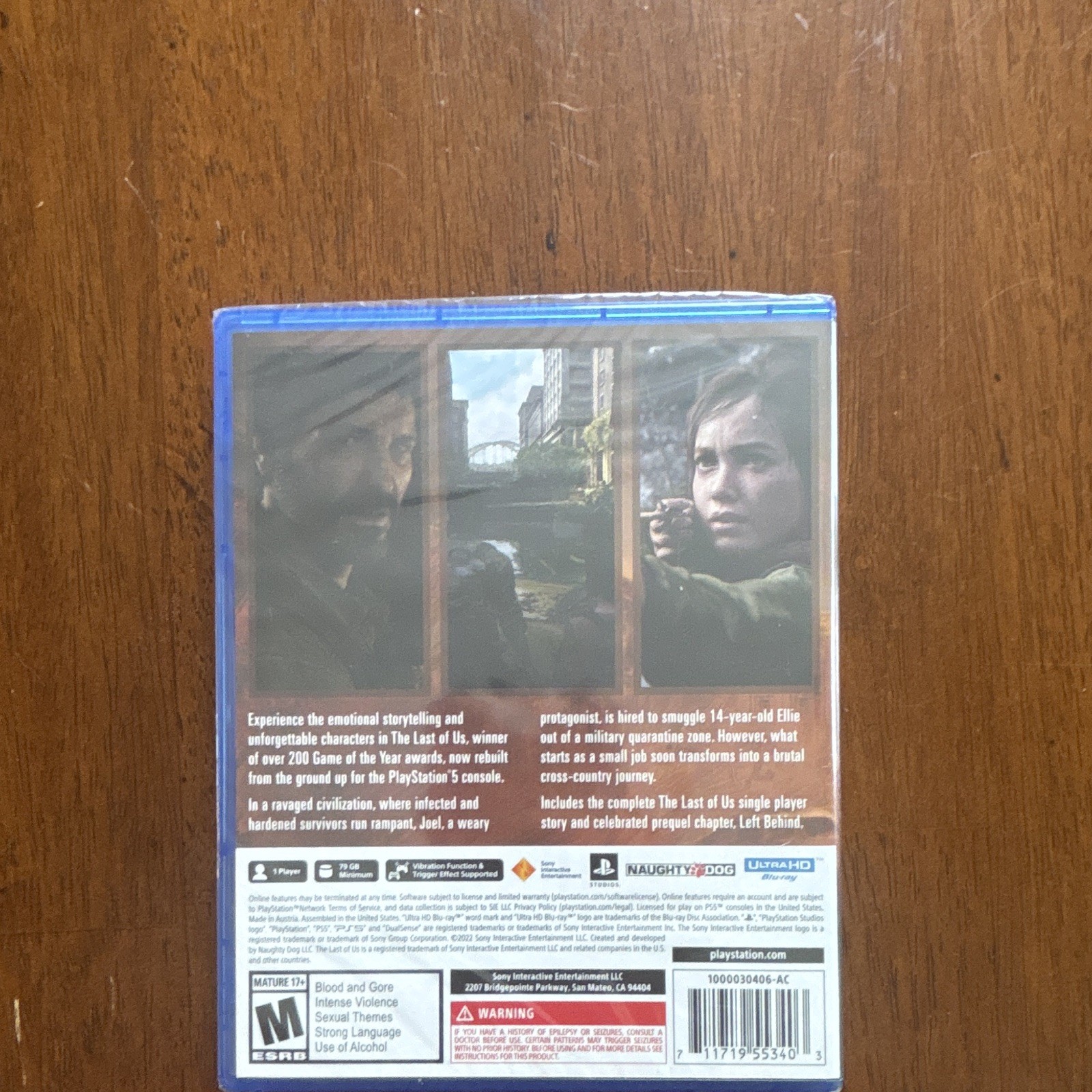 NEW SEALED The Last of Us Part One Remake PS5