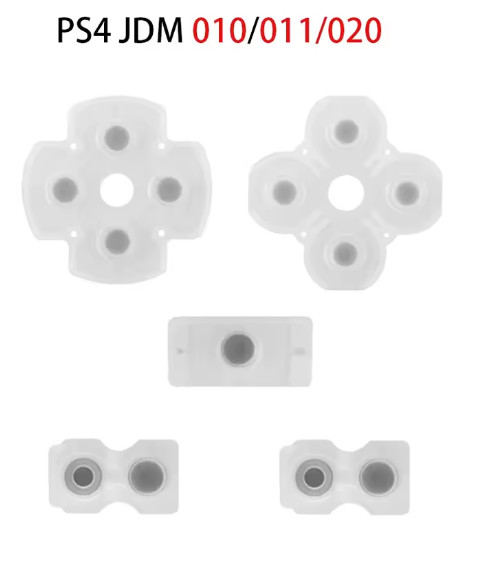 PS4 Controller Buttons Rubber Conductive Pad, Version 10 11 20 30 40 50 55 +KIT
