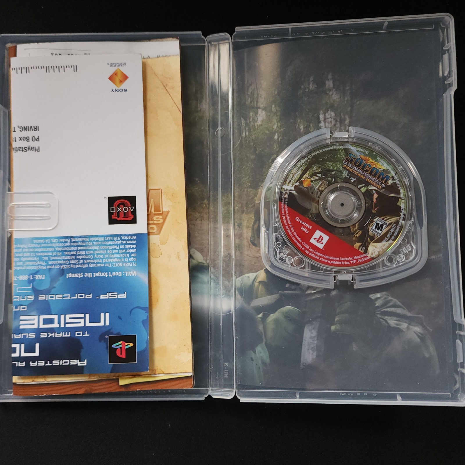 SOCOM: U.S. Navy SEALS — Fireteam Bravo (Sony PSP, 2006) CIB