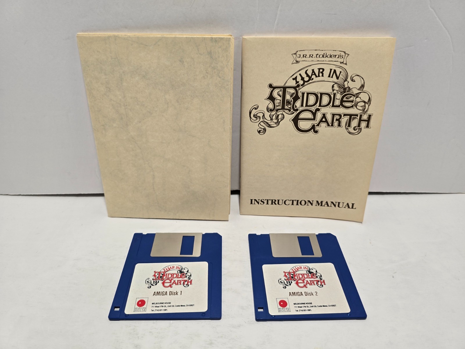 War in Middle Earth w/ Manual & Map 3.5″ Commodore Amiga