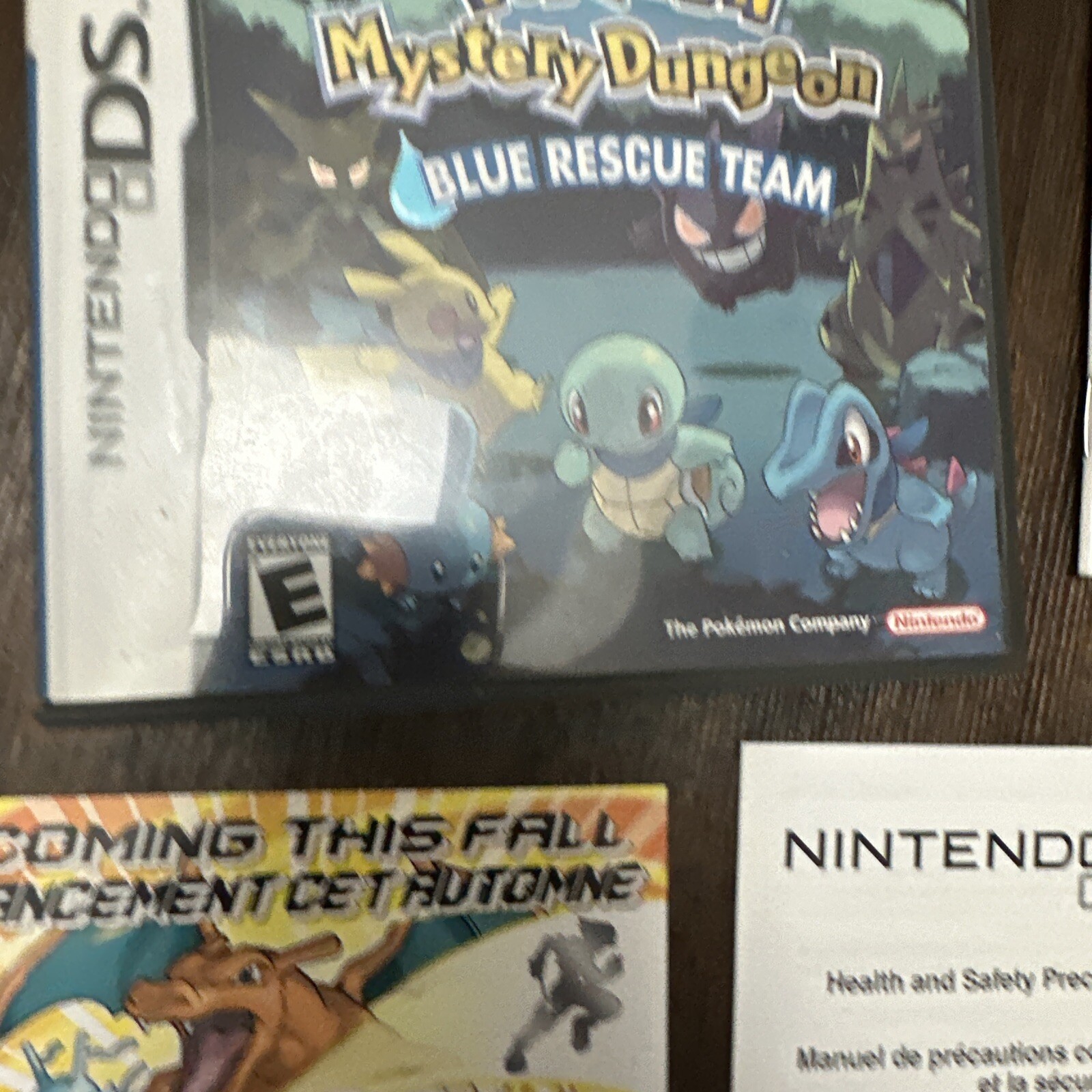 Authentic Pokemon Nintendo DS Case With Manuals – No Game.