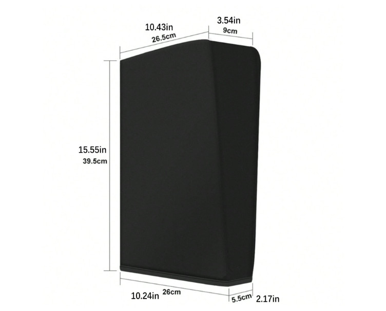 Dust Cover for PS5 Console Premium Oxford Cloth Protective Case Sleeve Vertical